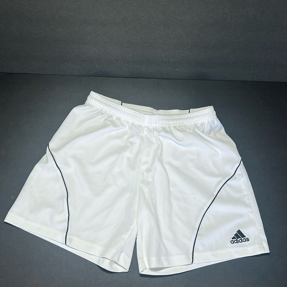 Women White Adidas Loose Shorts